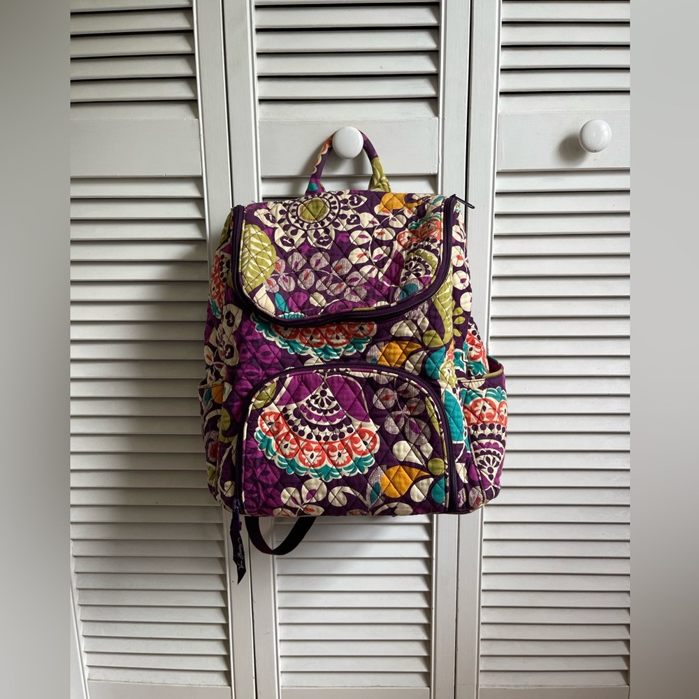 Vera Bradley Plum Crazy Backpack